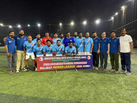 അക്വ മലബാർ പ്രിമിയർ ലീഗ് ഫുട്ബോൾ ടൂർണമെന്റ്. അക്വ-പി ഇ ഡി തൃശൂർ ജേതാക്കൾ
