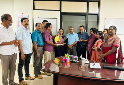 സർവീസിൽ നിന്ന് വിരമിക്കുന്ന ടെക്നിക്കൽ മെമ്പർക്ക് അക്വയുടെ ആദരം